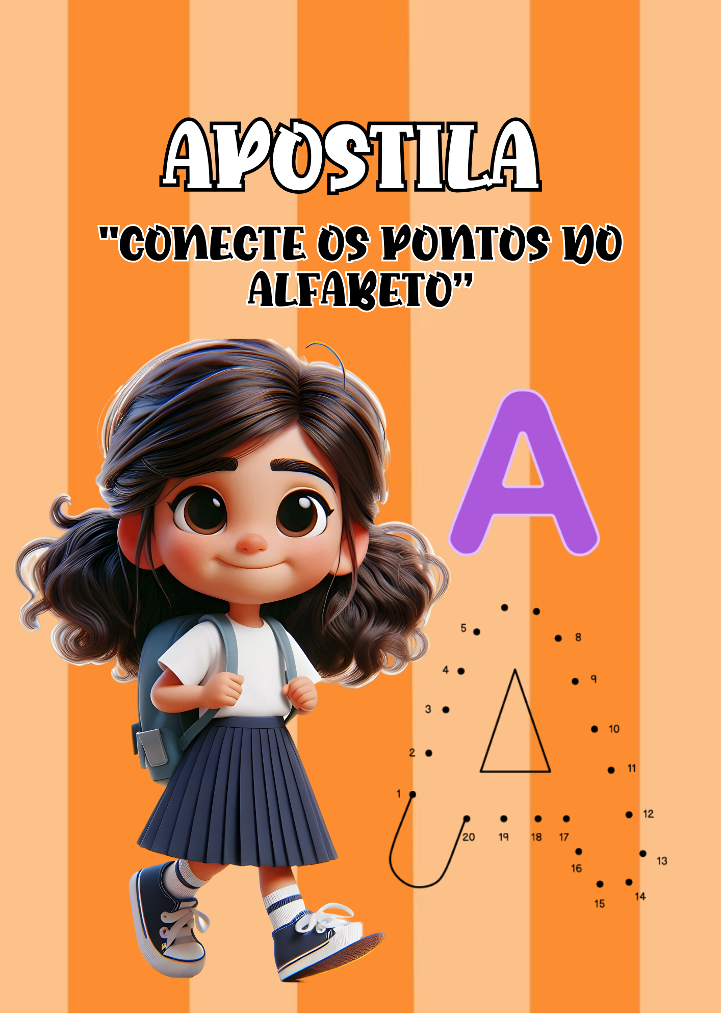 apostila conecte os pontos do alfabeto